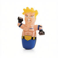 Poupée Boxeur Gonflable Intex en PVC, 94 cm de Haut, Sac de Frappe pour Enfants de 8 à 13 Ans, Jeu Intérieur/Extérieur, Fabriqué en Espagne