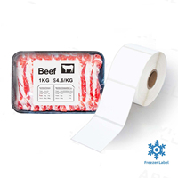 Rouleau d'étiquettes autocollantes personnalisées en PP mat 50x25 60x40 80x50 100x50 100x150mm, étiquettes autocollantes imprimables avec code-barres