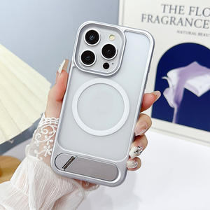 Funda de teléfono de PC dura mate translúcida magnética GSCASE para iPhone 16 Pro Max soporte Invisible a prueba de golpes con características destacadas - Product Image 1