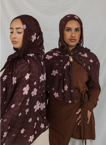 Lo.Loveソフト通気性レーヨンスカーフ新しいデジタル花織りモーダルヘッドスカーフ女性用長い夏冬コットン - Product Image 3