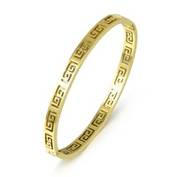 Bracelet manchette classique en acier inoxydable pour femme Beiyan, inspiré des créateurs de grandes marques, qualité supérieure, bracelet permanent