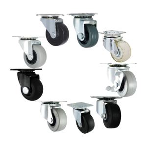 PVC noiseless clothing rack plate <b>caster</b> <b>furniture</b> <b>casters</b> - Product Image 1