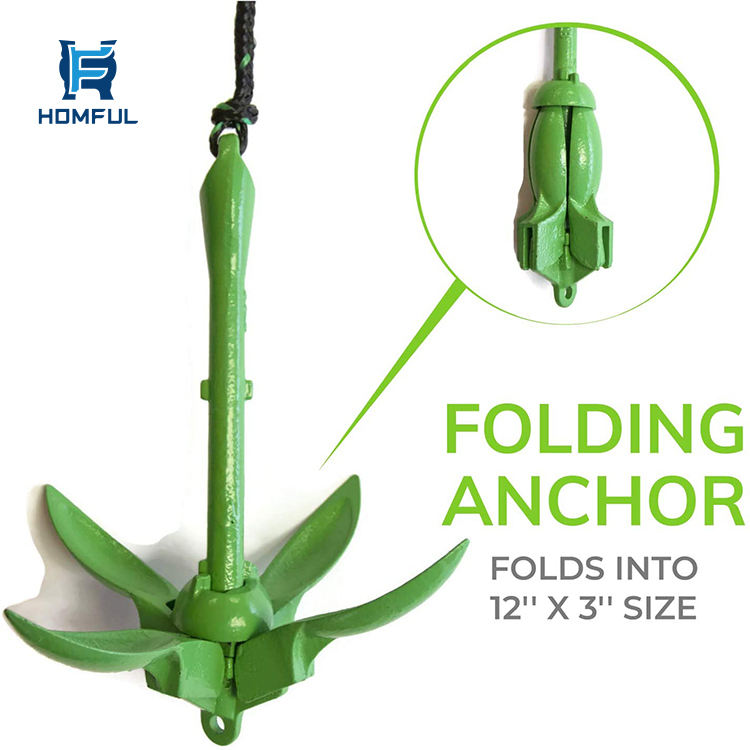 HOMFUL Boat Anchors Complete Galvanized Marine