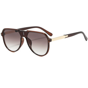 Logo Custom 2026 Vintage Metal Legs <b>Square</b> Sun Glasses UV400 One Piece Lens Pilot <b>Sunglasses</b> for <b>Men</b> Women - Product Image 4