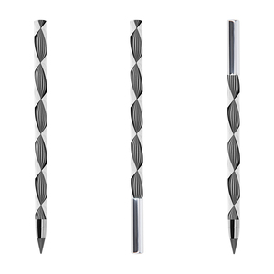 Nueva llegada creativo <span class=keywords><strong>3D</strong></span> hilo acrílico patrón eterno lápiz de metal bolígrafos sin tinta con logotipo personalizado - Product Image 1