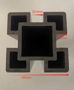 <span class=keywords><strong>Legno</strong></span> impermeabile composito recinzione WPC pannelli recinzione WPC recinzione palo/palo con base non rivestita - Product Image 1