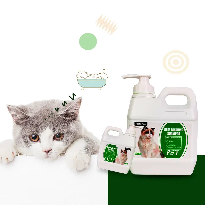 Hypoallergenic Pet Care Products Dog & Cats Shampoo and Conditioner with Vitamin E for Nourishing Deep Cleaning Dog Shampoo