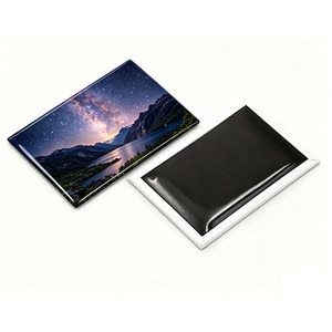 Aimant de réfrigérateur en métal avec paysage urbain, design personnalisé, cadeau promotionnel, aimant de réfrigérateur en étain, vente en gros - Product Image 2