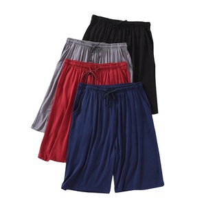 Pantaloncini da <span class=keywords><strong>uomo</strong></span> estivi sottili, larghi e casual, taglie forti, per casa, <span class=keywords><strong>pigiama</strong></span>, pantaloni da spiaggia - Product Image 1