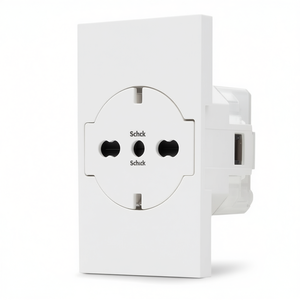 Prise murale Schuko ZEN Line 2P+T 16A blanche - Product Image 2