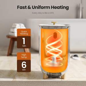 Chauffe-serviettes ODM/OEM personnalisé PP + acier inoxydable 40L capacité de mise à niveau chauffe serviettes et couvertures sèches chauffantes en seau chauffe serviettes de spa - Product Image 4