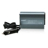 Suredom DC 12v to Ac 110v 220v 400w Car Power Inverter Converter with 2.1A Usb Ports