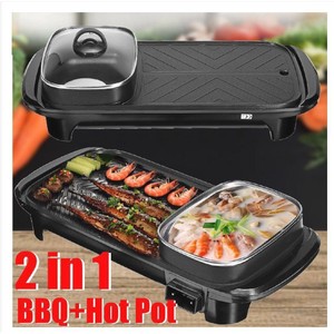 Korean Style 2-in-1 Electric Hotpot <b>Griller</b> <b>BBQ</b> Hotpot <b>Griller</b> Cusina Essential - Product Image 6