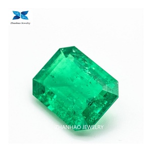Esmeralda colombiana piedra precios sintético anillo de piedras preciosas Esmeralda claridad VVS <span class=keywords><strong>VVG</strong></span> color - Product Image 3