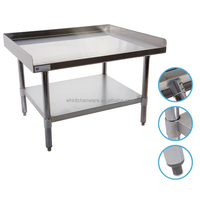 Table de travail et d'évier de cuisine d'acier inoxydable de restaurant avec des tiroirs
