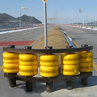Barrière de circulation à rouleaux de haute technologie, prix usine Qingdao, nouveau design, matériau EVA, forme cylindrique orange