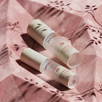 Flacon pompe airless de luxe 2-en-1 à double chambre, 30 ml, en PETG marron, pour sérum de soin et mélange de poudre lyophilisée