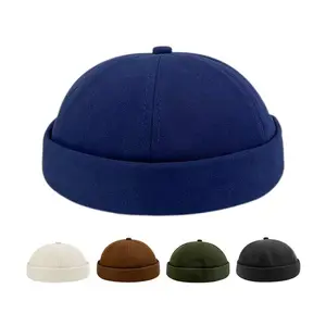 Fashion OEM Custom Hat Vintage Brimless Cap Manufacture Docker Hat