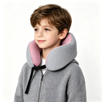 Oreiller de voyage ergonomique personnalisé pour le soutien cervical, en mousse à mémoire de forme, en forme de U, pour soulager la douleur, lavable