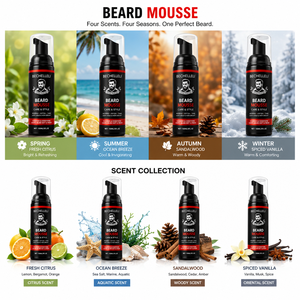 Schiuma Detergente Biologica per Barba a Marchio Privato, Best-seller, Idratante Delicato sulla Barba e Non Dannoso, 60ml, Prodotti per la Cura della Barba OEM - Product Image 6