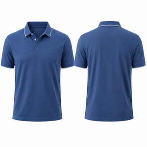 Men's 5XL Polo Shirts Custom Logo Relaxed Fit Breathable Casual Uniform <b>Tops</b> Big And Tall Private Label Wholesale Factory - Product Image 2