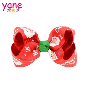 เครื่องประดับแฟชั่นเกี่ยวกับคลิปเครื่องผูกกับ <span class=keywords><strong>JOJO</strong></span> โบว์ผมที่มีคุณภาพสูงโบว์สำหรับคริสมาสต์ - Product Image 1