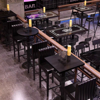 Meubles de discothèque au design moderne, tables de bar VIP de luxe en acier inoxydable rondes pour soirées KTV et cocktails