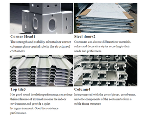 Conteneur industriel préfabriqué à panneaux sandwich <span class=keywords><strong>de</strong></span> 20 pieds à faible coût, montage rapide, pour garage ou hôtel portable - Product Image 6