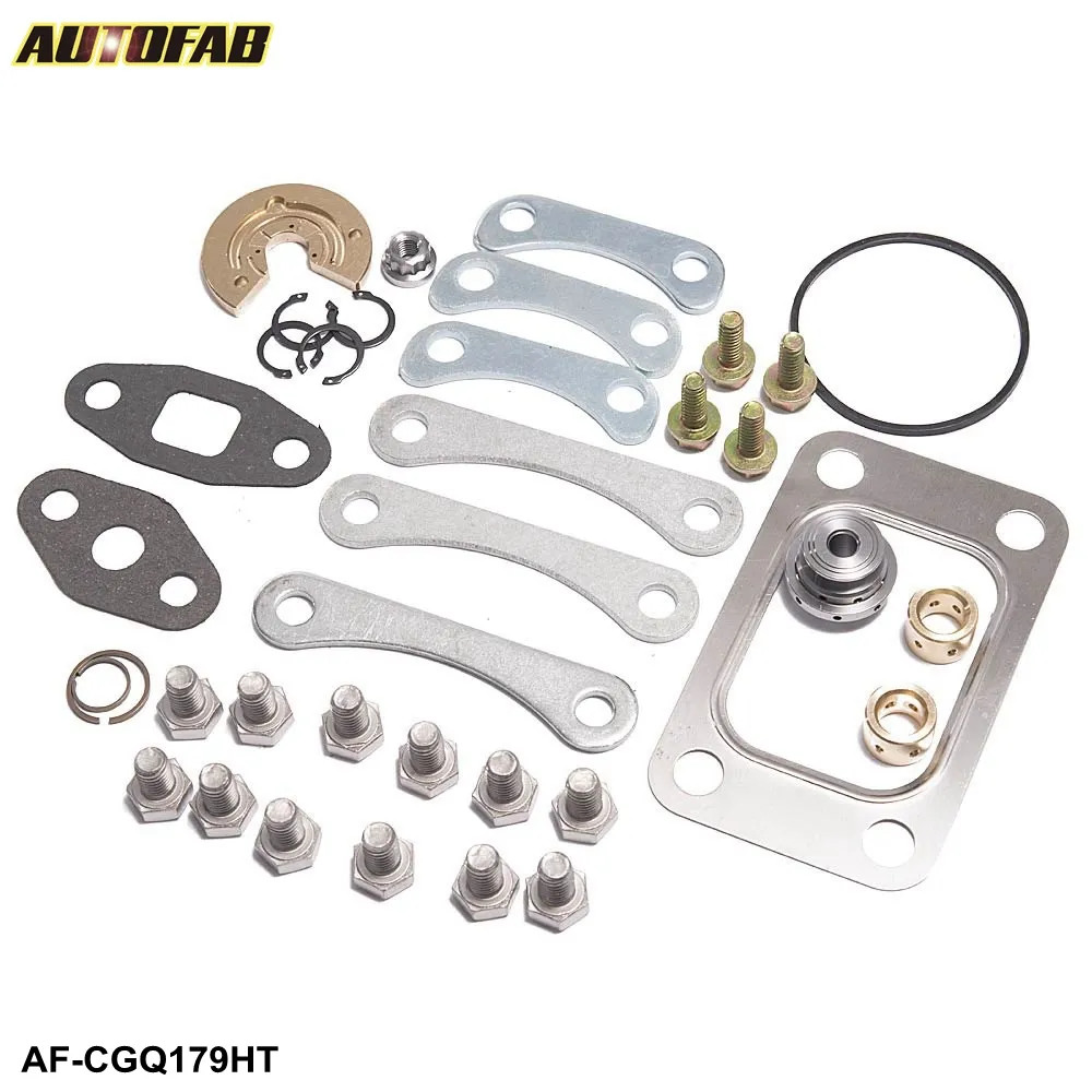 AUTOFAB Turbo De Réparation Reconstruire Service Kit Turbocompresseur pièces Principales Pour Pour T3 T4 T04B T04E Turbo Chargeur AF-CGQ179HT