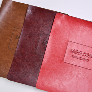 Hoogwaardige hete-stempel gepersonaliseerde logo geprägte PU lederen labels en patches voor jeans en tassen - Product Image 5