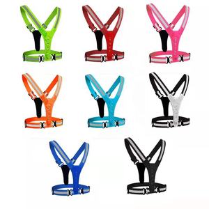 WX sabuk keamanan, <span class=keywords><strong>Led</strong></span> reflektif, untuk olahraga luar ruangan, bersepeda, dapat diisi ulang USB, sabuk rompi reflektif <span class=keywords><strong>Led</strong></span> - Product Image 3