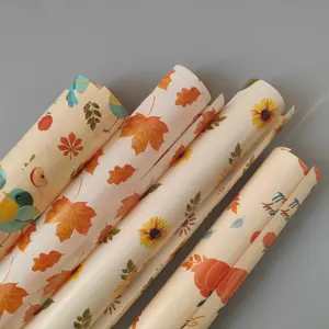 Top Sales Custom Print Wrapping Paper Set Wholesale Gift Wrapping Paper Roll