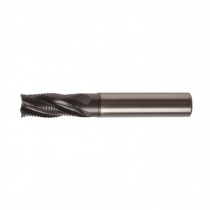 Fresa HSS-E-PM TA1417 con recubrimiento de TiAlN, hélice de 30 grados, 4 filos de corte para desbaste, fresas HSS-Co - Product Image 2