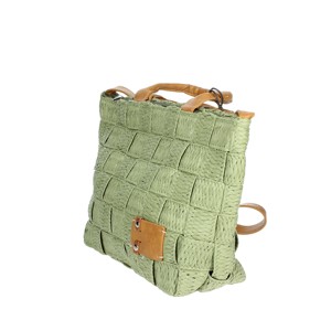 Borsa a tracolla verde da donna 3412205 manico singolo chiusura con Zip e bottone principalmente in pelle con fodera in PU e poliestere - Product Image 2