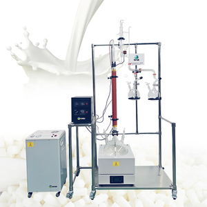 Unité de Distillation fractionnée électrique 5L 20L rotatif nouvelle colonne de Rectification de verre processus de Distillation sous vide moteur de pompe à moteur - Product Image 1