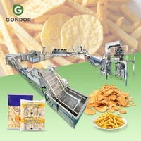 Bevroren Vlok Kleinschalige Franse Knapperige Schip Potaat Industriële Bak Productlijn Machine Om Aardappelchip Te Maken