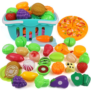 Jouet bébé coupe fruits et peau de légumes ustensiles de cuisine éducatifs en plastique pour filles et enfants - Product Image 1