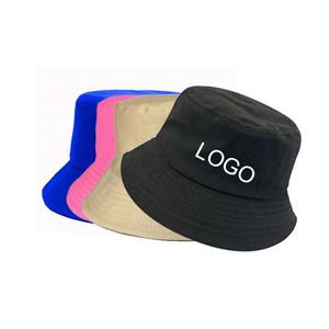 Casquettes Bob Personnalisées avec Logo Brodé – Livraison Rapide – 100% Coton – Chapeaux de Pêche à Calotte Plate – Protection Solaire pour l'Extérieur - Product Image 1