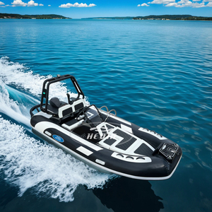 ヘディア アルミボート 14フィート 12フィート 高速 ディープVハル ディンギーボート リジッドインフレータブルボート RIBボート 390C - Product Image 1