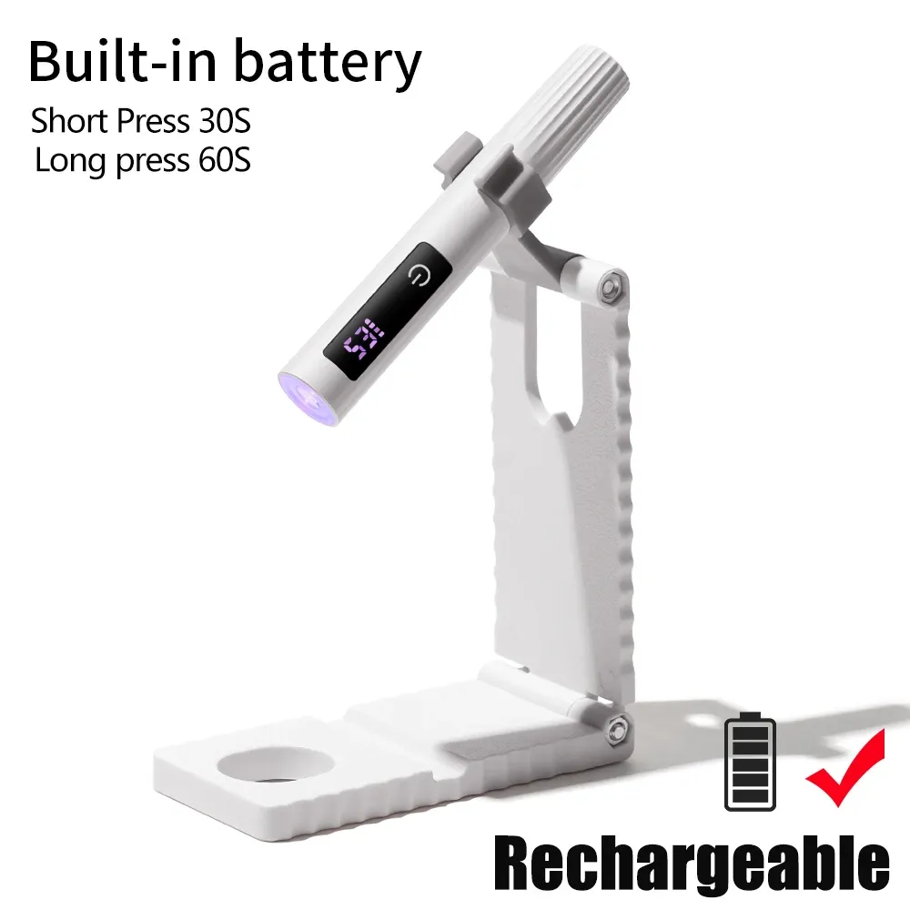 White With Stand