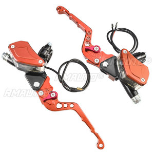 คันเบรกมอเตอร์ไซค์แบบคู่ ขนาด 7/8 นิ้ว (22 มม.) พร้อมกระปุกน้ำมันเบรก - Product Image 5