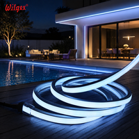 Bande LED néon flexible 18x16mm à éclat uniforme sans points lumineux, haute luminosité, pour enseignes lumineuses publicitaires