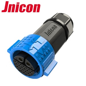 2 + 20 Pin Tự Khóa Loại M19 Không Thấm Nước Ô Tô Kết Nối Pcb Pin Gắn Kết Nối - Product Image 3