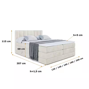 Base <span class=keywords><strong>de</strong></span> <span class=keywords><strong>Cama</strong></span> <span class=keywords><strong>de</strong></span> Terciopelo Estilo Nórdico, Sistema <span class=keywords><strong>de</strong></span> Dormir Multicapa <span class=keywords><strong>de</strong></span> Alta Comodidad, con Elevación Hidráulica, Precio Directo <span class=keywords><strong>de</strong></span> Fábrica, OEM/ODM - Product Image 6