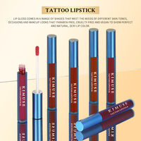 Brillant à lèvres imperméable à l'eau rouge à lèvres longue durée tatouage magique décoller liquide à lèvres Wow teinte Lipgloss Pack