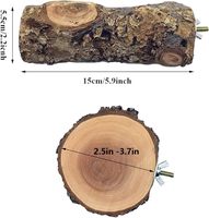 Perchoir rond classique en bois naturel écologique pour perroquets et oiseaux, utilisation en extérieur, plateforme de cage, jouet