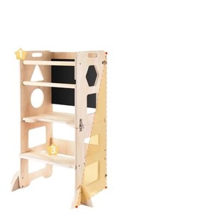 Cadre d'escalade d'intérieur pour enfants Montessori tour d'aide pliante pour tout-petits tour d'apprentissage en <span class=keywords><strong>bois</strong></span> <span class=keywords><strong>jouet</strong></span> de repose-pieds de <span class=keywords><strong>cuisine</strong></span> - Product Image 5