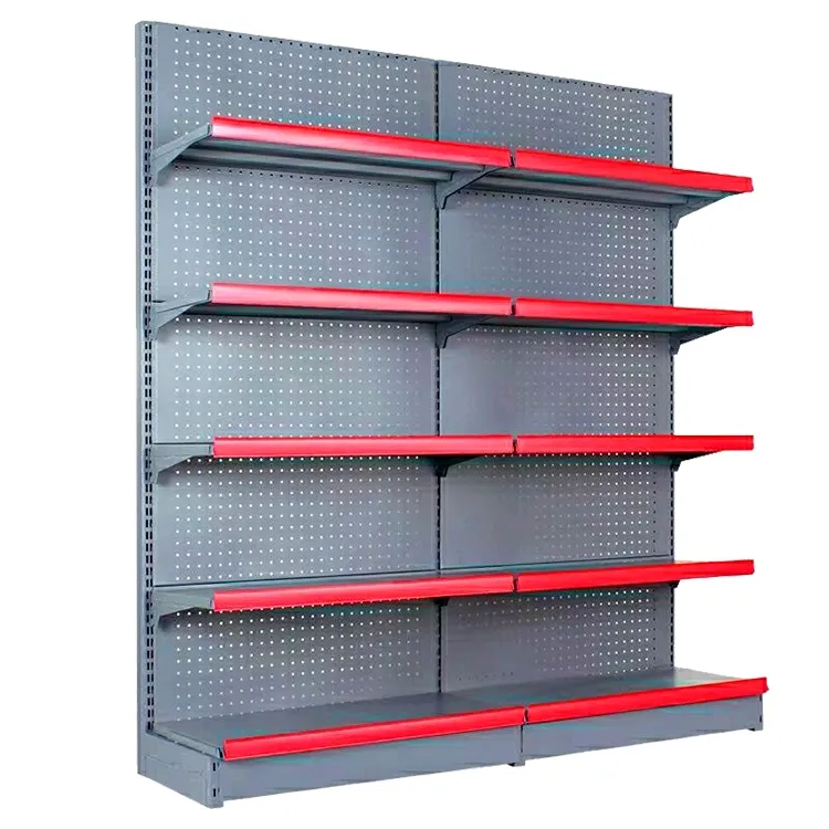 Supermarket Gondola Shelving Supermarket Rack Shelves Used to Market/store Shelf Display Shop Shelving Steel Acceptable Metallic