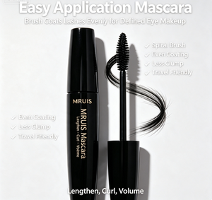 MRUIS Mascara allongeant et volumisant les <span class=keywords><strong>cils</strong></span>, imperméable, résistant aux taches, formule douce, maquillage pour les yeux, pour les femmes, pour les fêtes quotidiennes, cosmétiques - Product Image 6