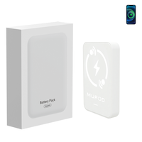 Vente en gros d'usine, batterie externe portable pour téléphone portable, 5000 mAh, 10000 mAh, batteries externes magnétiques bon marché pour iPhone et Android